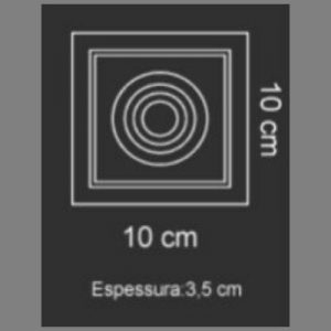 Roseta RS10 - Molduras em Poliuretano - Empório da Sanca