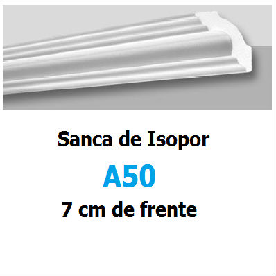 Sanca de Isopor A50 (7cm) - Empório da Sanca